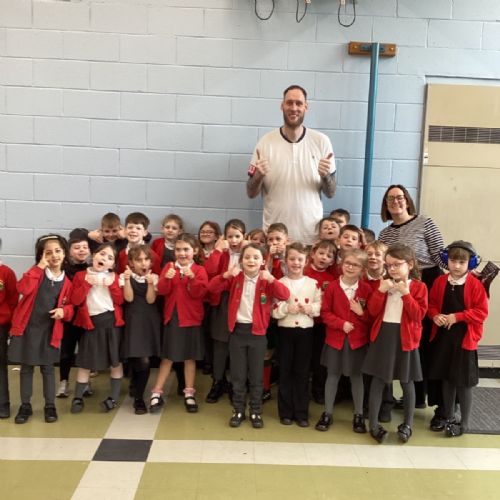 A very special visitor! Paul Sturgess!